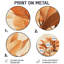«Terracotta Leaves Layers Of Forest I» - art mural rond en métal sur feuilles-1787339280