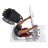 Ella Wheelchair Transfer 32"x52" Acrylic Hydro Massage w/ Independent Foot Massage Walk-In Bathtub, 5 Piece Fast Fill Faucet-123516919