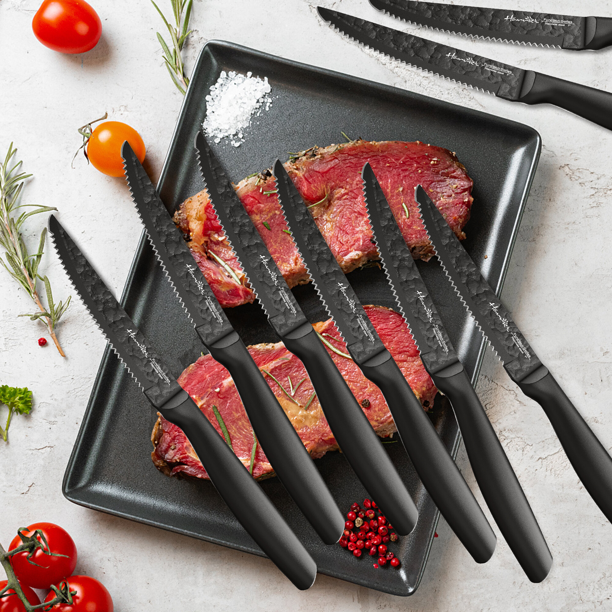Harriet 8 Piece Stainless Steel Steak Knife Set & Reviews