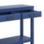 Console de 62,2 po avec 3 tiroirs, table d'entrée peinte avec tablette inférieure ouverte, canapé minimaliste-1773343059