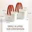 Panier de rangement en plastique avec poignée-1802487046