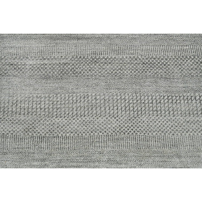 One-of-a-Kind Rectangle 12' x 15' Area Rug in Ivory/Gray/Dark Gray