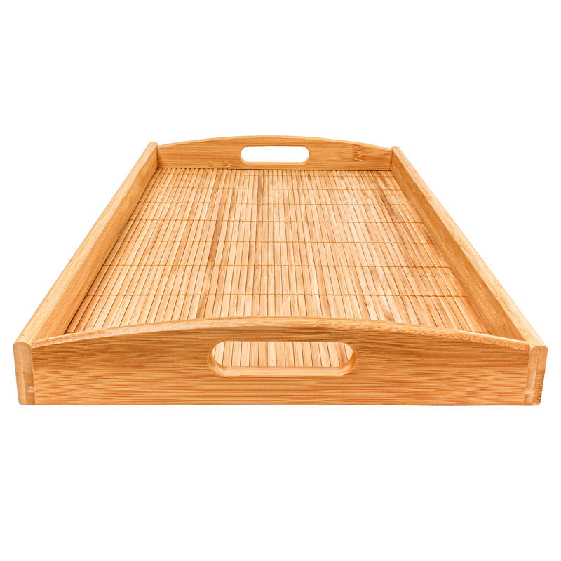 Rotherhithe Bamboo Serving Tray, 1.5" H x 17.5" W x 11.5" D