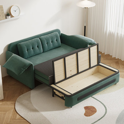 Canapé de salon extensible en flanelle Minimalist Modern