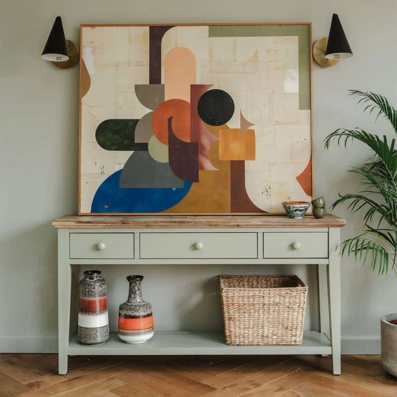 Bayou 143cm Console Table, Sage Green