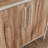 Bookcase With Doors, Brown Finish