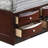 Espresso Finish Ek Bed W/Storage
