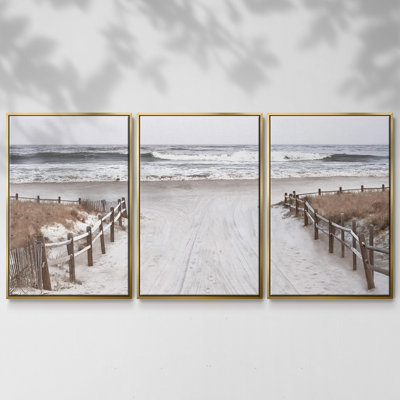 OBX Path, reproduction sur toile 3 pièces