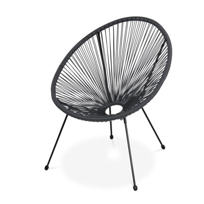 Lemeiux Outdoor Patio Dining Armchair with Cushion