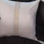 Ashwini White Square Cushion Cover