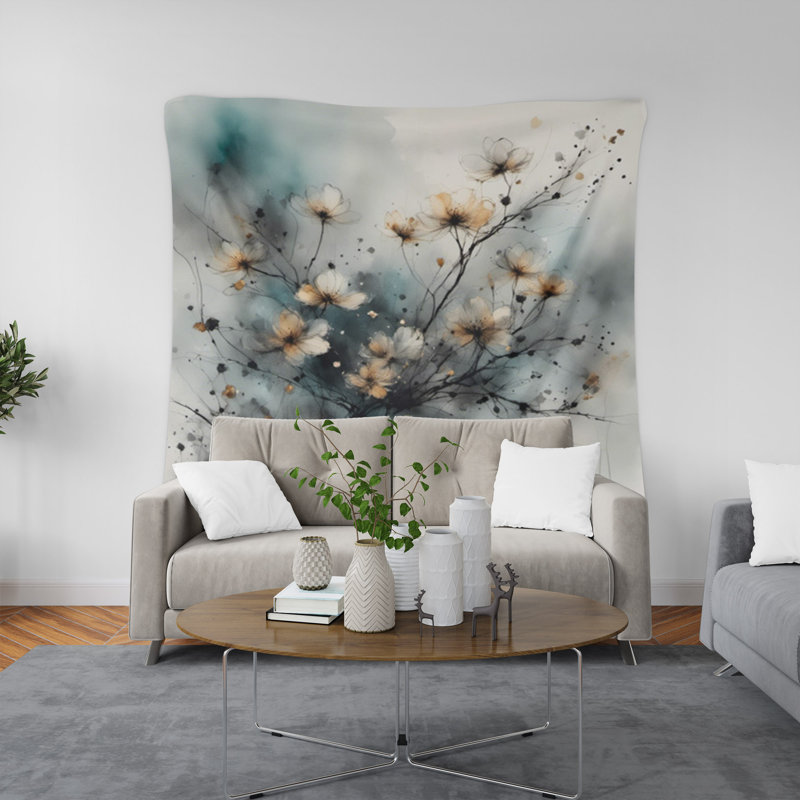 Tapisserie murale, H 80 po x l 68 po x P 0,8 po
