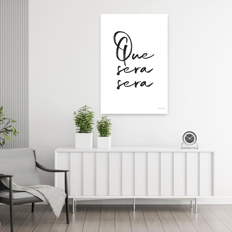 Que Sera Sera, art contemporain, H 36 po x l 24 po