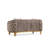 Modern Sofavanessa Loveseat Taupe