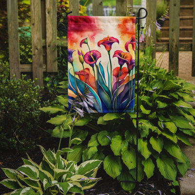 Drapeau de jardin double en polyester H 15,5 po x l 11,25 po