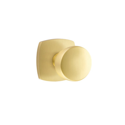 Ensemble de boutons de passage Emtek avec rosette Urban Modern et bouton Laurent