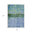 Tapis d'extérieur lavable abstrait bleu et vert lime 10 pi x 14 pi