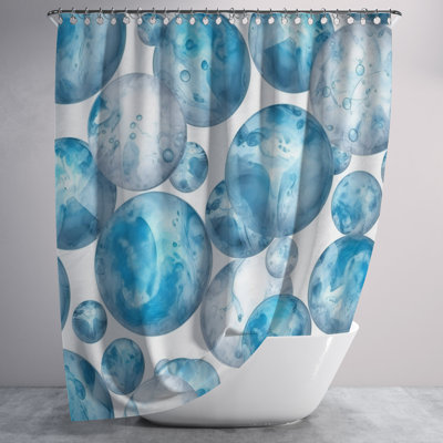 Cyryl Abstract Shower Curtain