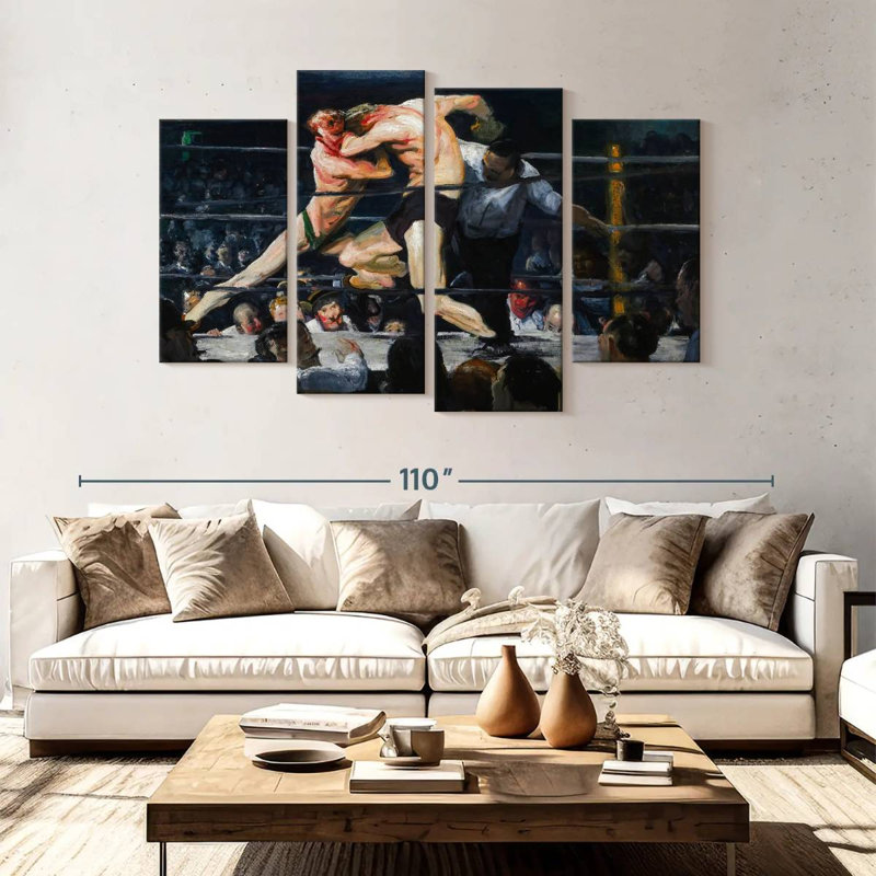 Sireci Stag At Sharkey's 1909, 54" H x 84" W