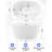 47" Acrylic Oval Freestanding Bathtub With Chrome Overflow & Pop-Up Drain, Cupc Certificate