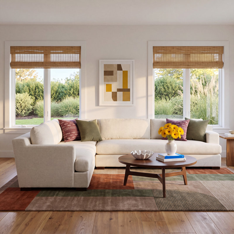 Crispin Upholstered L-Shaped Sectional Symmetrical