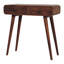 Console à deux tiroirs en bois courbé