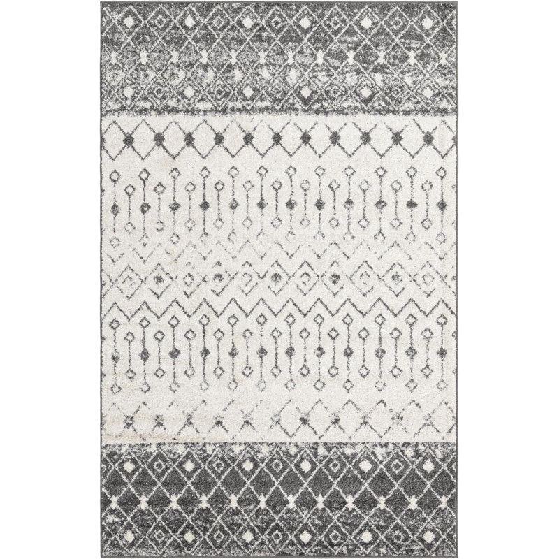 Abstract Indoor Rug, Rectangle 5'3" x 8'