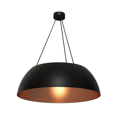 Kentlyn 3 - Light Black Drum Pendant