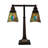 19.5"H Mackintosh Leaf 2 Light Desk Lamp