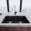 Precis SILGRANIT 29" L X 18.13'' W Double Bowl Undermount Kitchen Sink-14102926