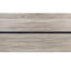 Grey Oak And Black Rectangular Table For Various Settings, Metal Inlay Stable Legs Modern Table, With Functional Storage