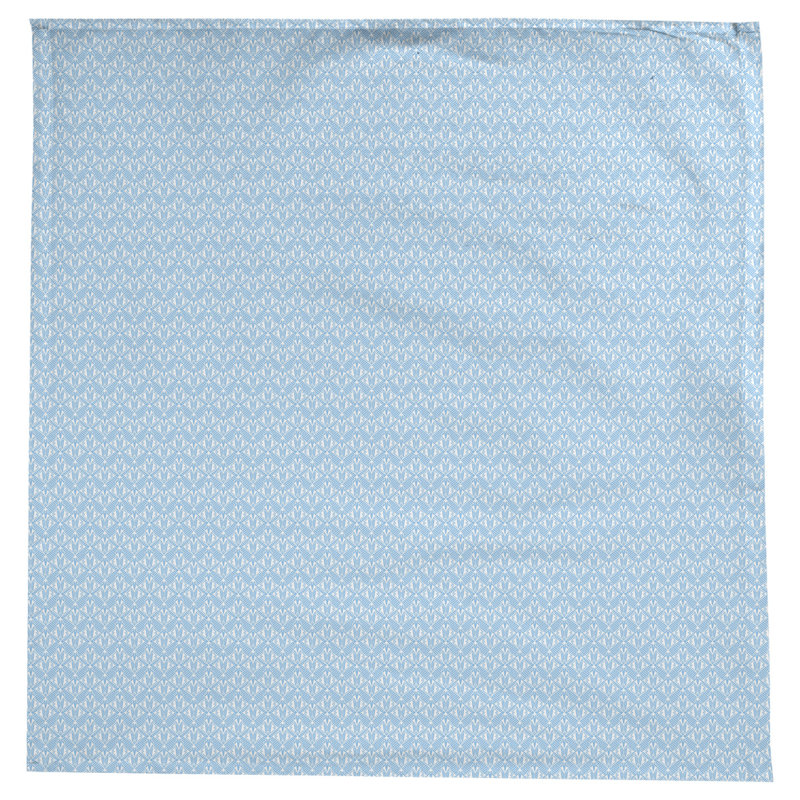 Nappe art déco Leffel, Bleu sarcelle