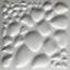 Falkirk Ross 19.7" X 19.7" Abstract 3D Wall Panel In White
