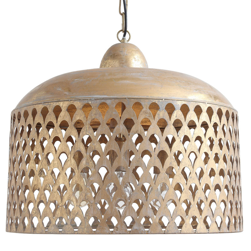 Metal Ceiling Light with Brushed
