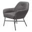 Fauteuil 25 po gris et noir