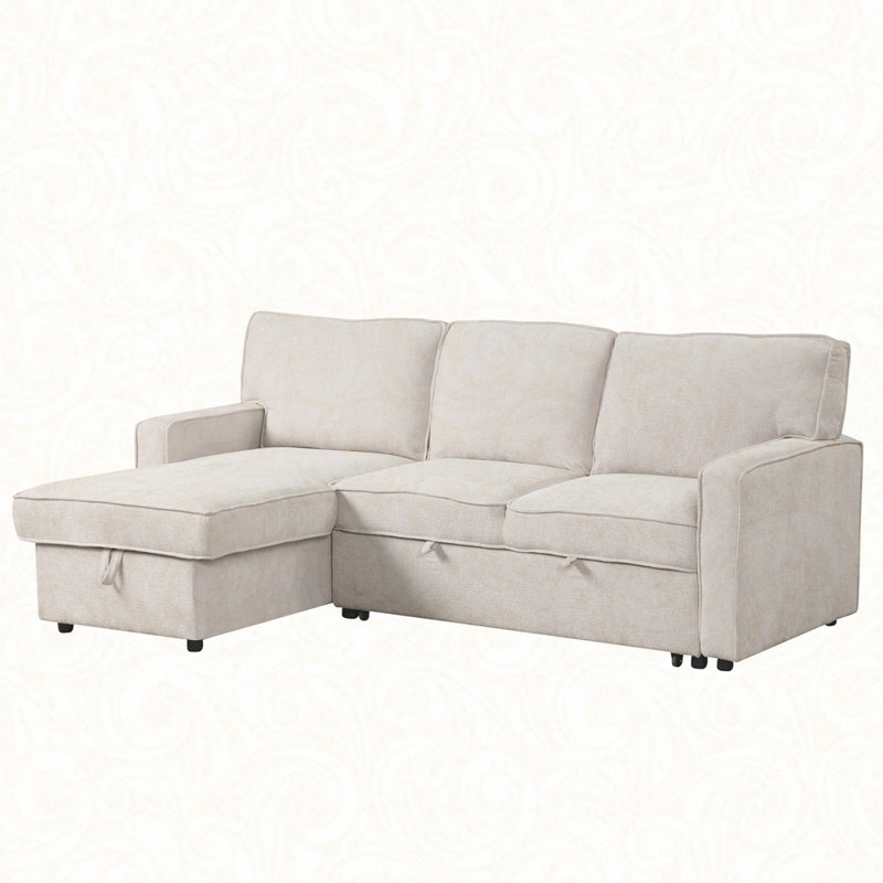 Canapé-lit modulaire Upholstery avec espace de rangement, port USB, 2 porte-gobelets sur les coussins de dossier