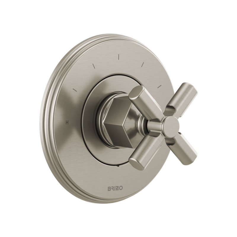 Invari™®Sensori® Thermostatic Valve Trim, Luxe Nickel, Cross