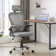 Corner Metal Base Computer Desk