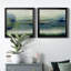 Glistening Meadow Détail I - Ensemble de 2 peintures sur toile encadrées-1125316675-1125316665