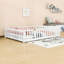 Lit en bois avec garde-corps et lattes-110161427-110161426