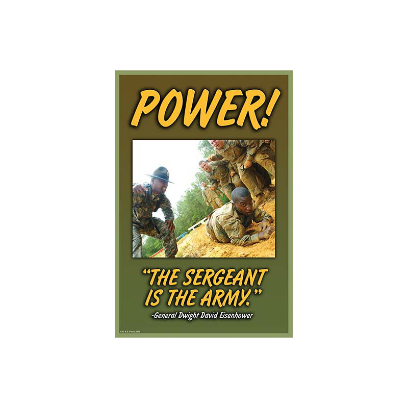 « power » par wilbur pierce, affiche rétro