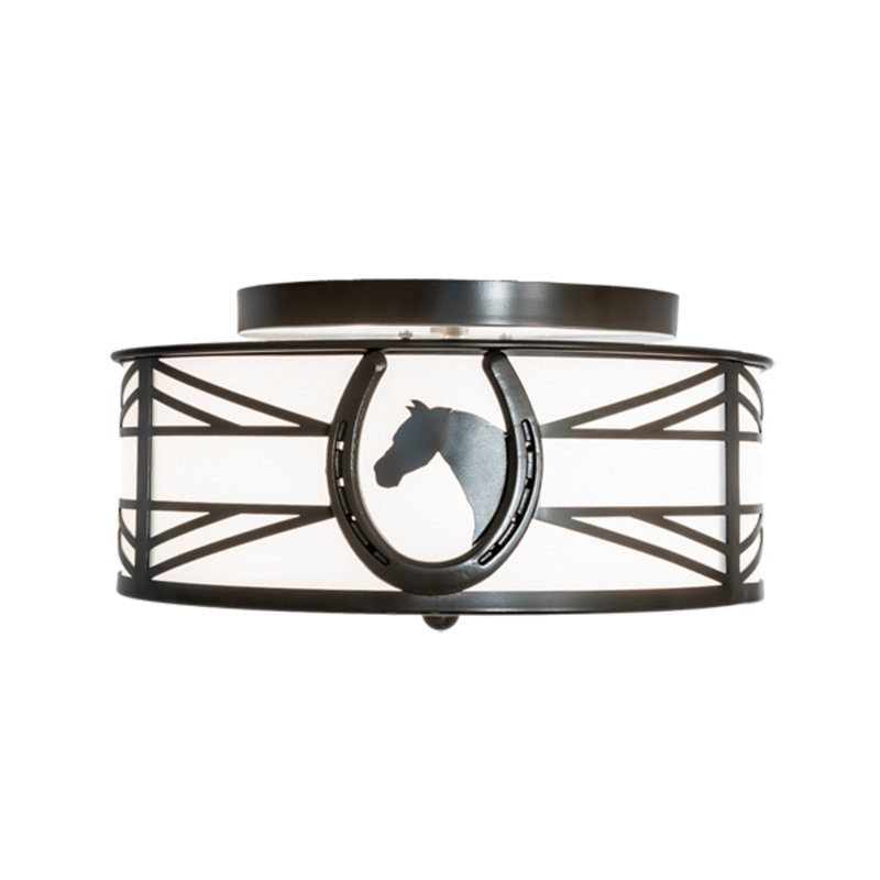 Horseshoe 2 - Light Semi Flush Mount