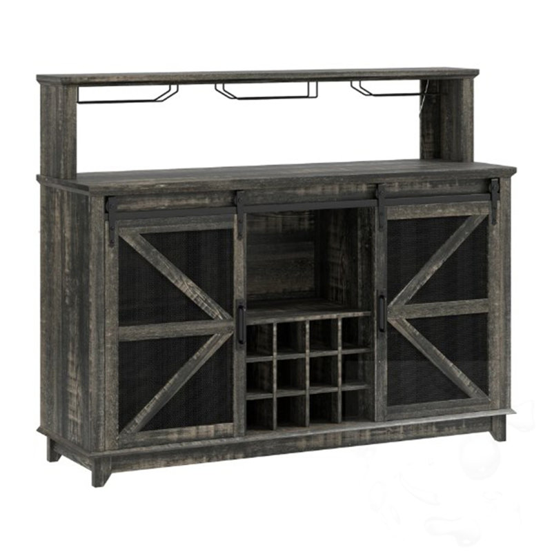 Buffet avec porte-verres et armoire à vin
