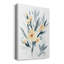Indigo et bouquet de rosé I - peinture sur toile tendue-1864037237