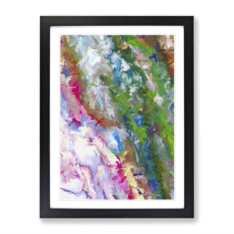 Loved by Hope Abstract - Framed Print, Black, 64cm H x 46cm W x 2cm D