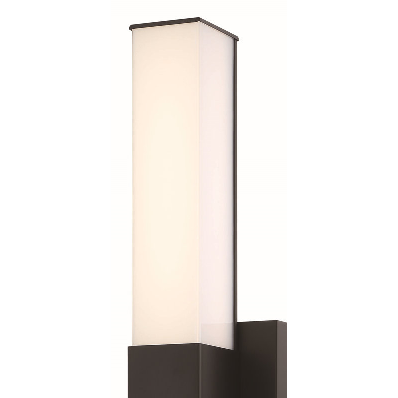 Camodeca Steel LED Armed Sconce, Coal