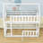 Salome Kids Twin Over Twin Bunk Bed-197908183