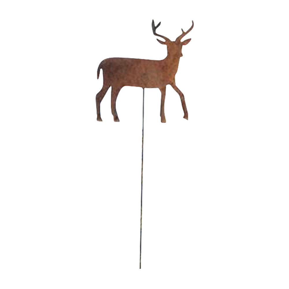 Kyleigh Metal Animals Garden Stake Loon Peak®