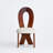 Walnut Solid back side Chair(Set of 2)