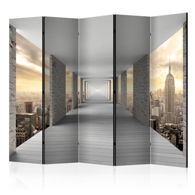 Solid Wood Folding Room Divider