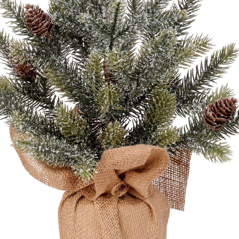 Ensemble de 2 pin 16 "Faux Snow Frost